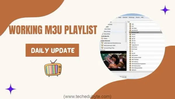 List of 15 M3U Link to File Download